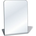 Free-Standing Acrylic Plastic Mirror, 3"x3.9" Rectangle,